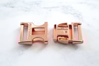 Image 3 of Rose Gold Side Release Buckle - Zinc Max
