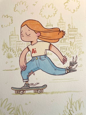 Image of Ai Skating Girl