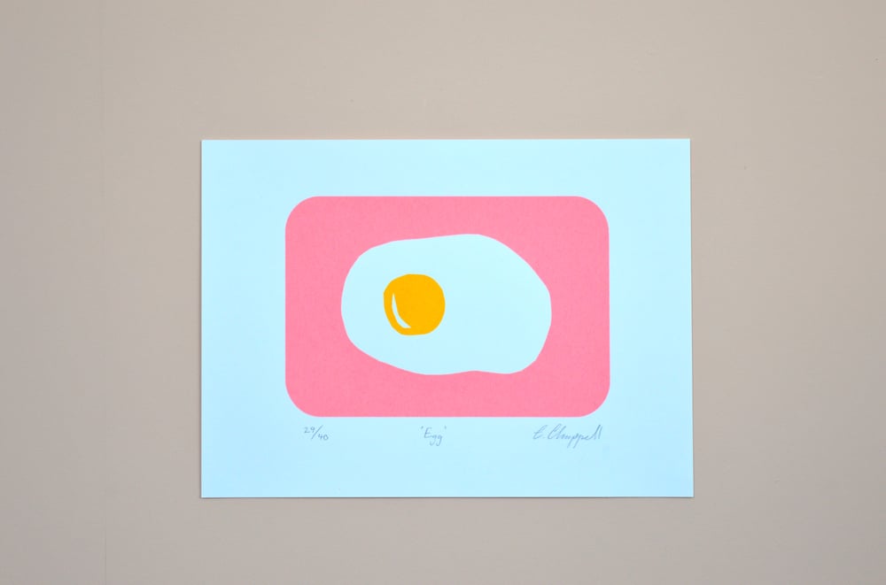 Image of Emily Chappell A4 Egg Print