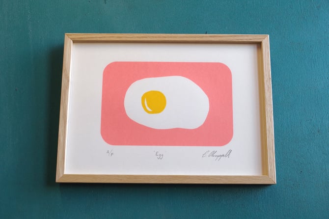 Image of Emily Chappell A4 Egg Print