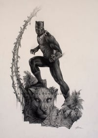 Image 1 of Black Panther original art