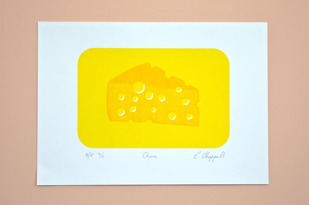Image of Emily Chappell A4 Cheese Print
