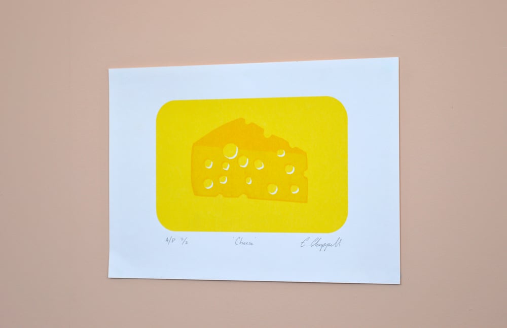 Image of Emily Chappell A4 Cheese Print