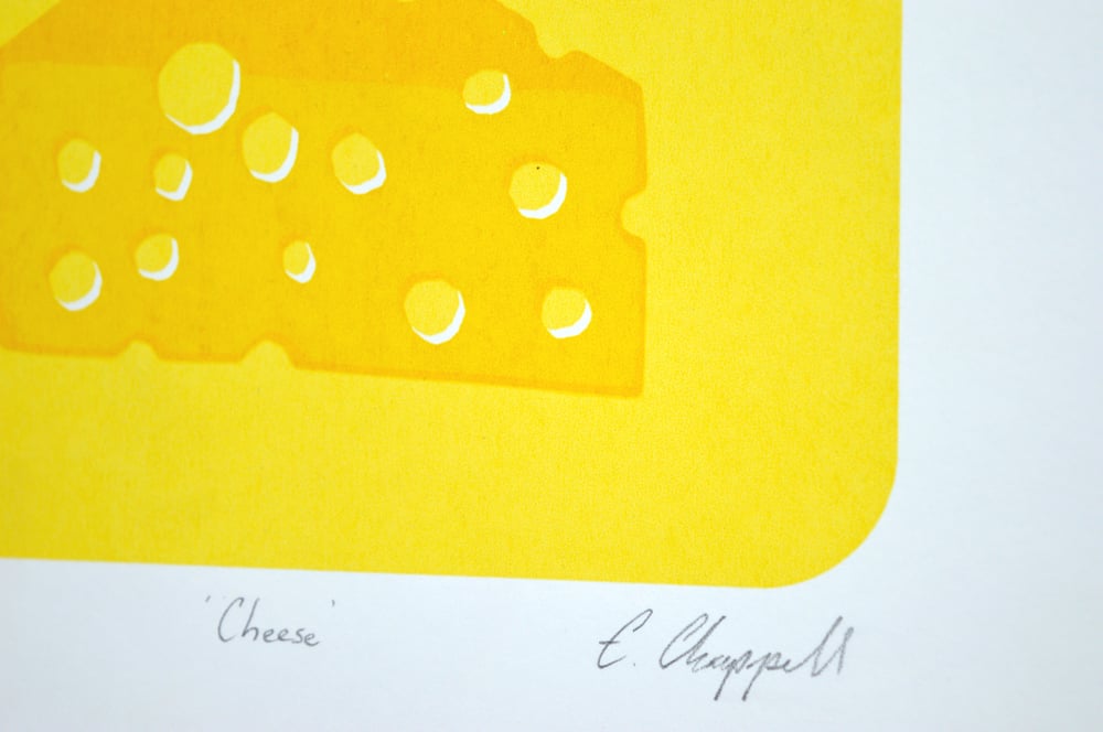 Image of Emily Chappell A4 Cheese Print