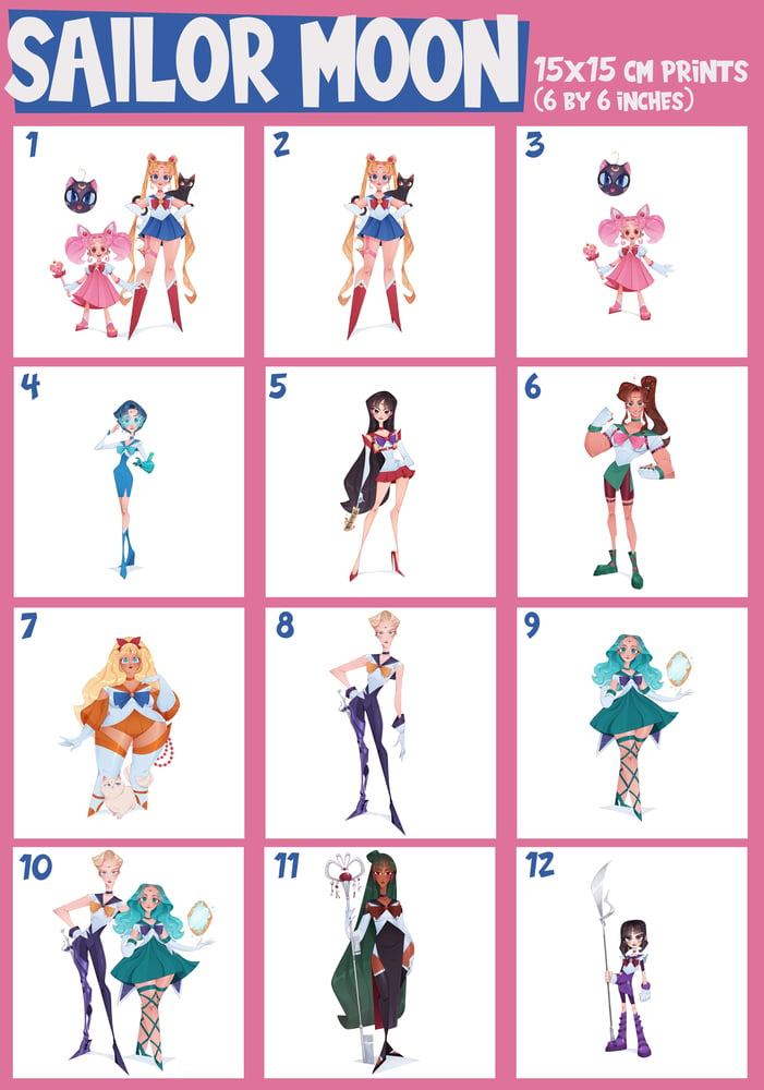 Image of SAILOR MOON (Individual Prints)