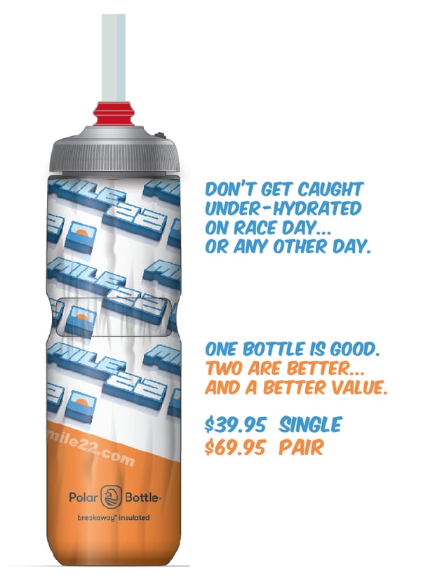 Image of Polar Insulated 24 OZ Bottle w/Drink Tube / Single