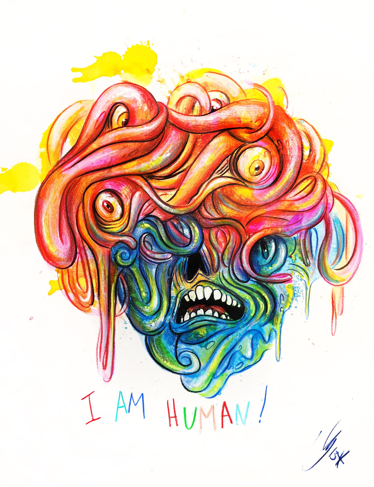 I AM HUMAN_Fine art