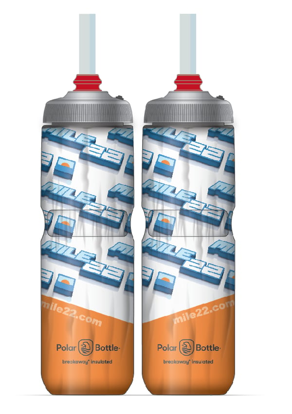Image of Polar Insulated 24 OZ Bottle w/Drink Tube / Pair