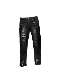 Image 1 of Ripped slim fit jean