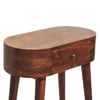 Mini Rounded Console - Chestnut