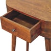Mini Rounded Console - Chestnut