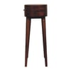 Mini Rounded Console - Chestnut