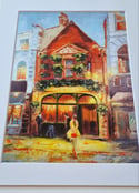 Original Print of Grapes Pub in Oxford