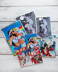 Image 3 of Wednesday and Enid mini prints 