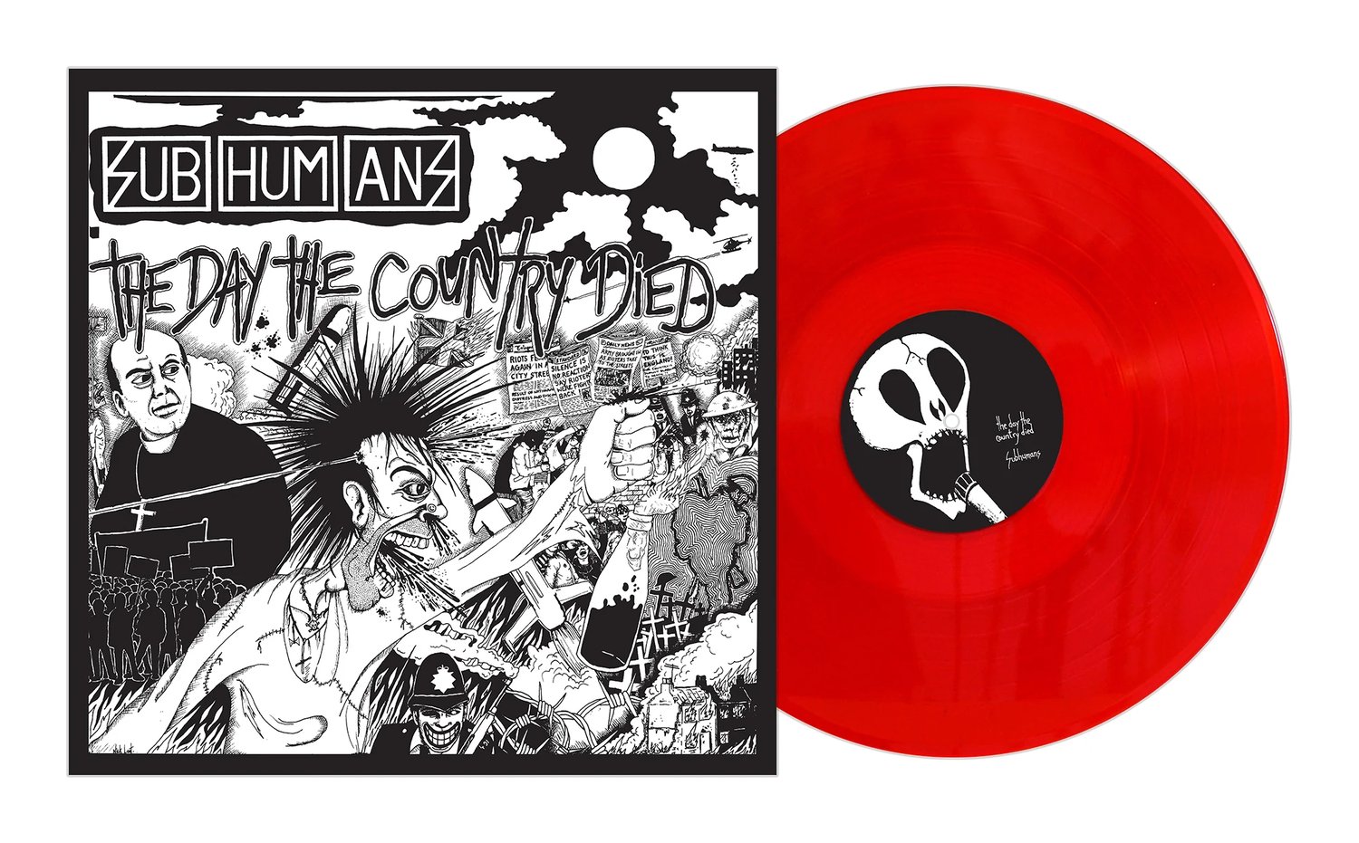 Image of Subhumans - "The Day The Country Died" Lp (red vinyl)