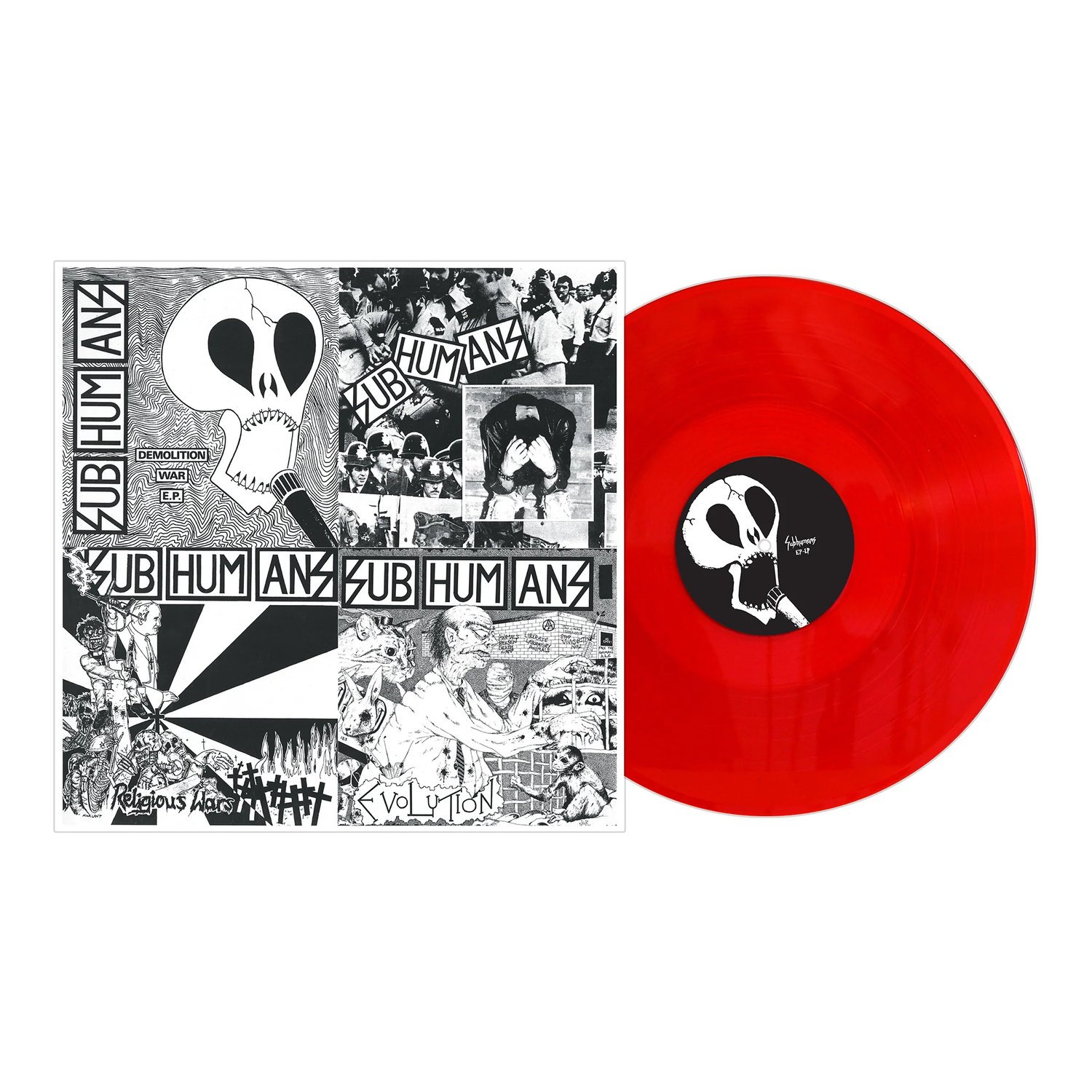 Image of SUBHUMANS - "EP-LP" Lp (red vinyl)