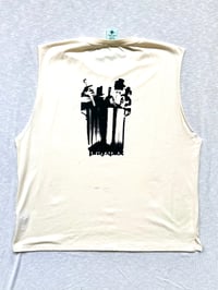 Image of in the kitchen muscle tee in tan 