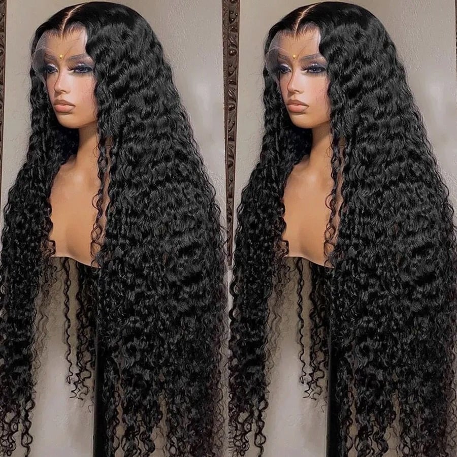 Image of Deep curly lace frontale