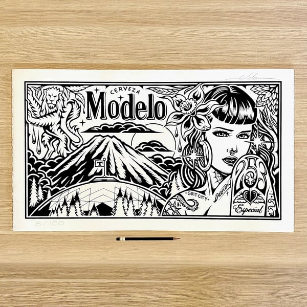 Image of Modelo Tacoma Limited Edition Art Print