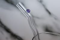 Image 1 of Wavy Glass Straws