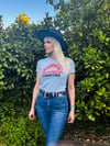 California Country Womens Tee - Baby Blue