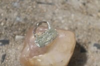 Image 1 of Prasiolite crystal ring