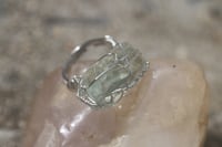 Image 2 of Prasiolite crystal ring