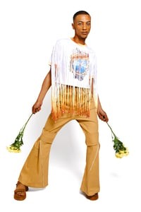 Image 2 of BANG ON fringed t-shirt