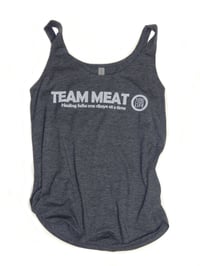 TEAM MEAT - Women's Tank in Antique Denim