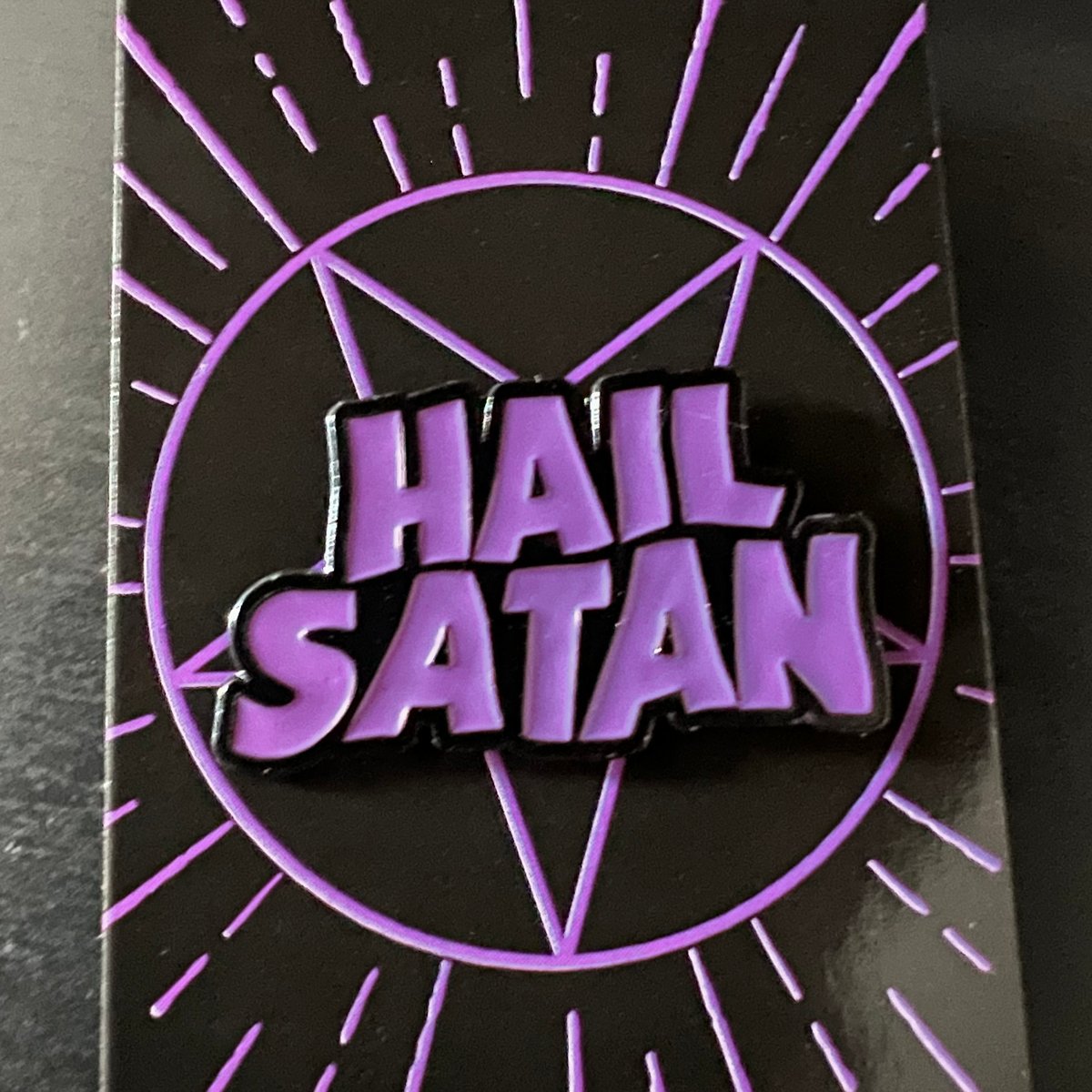 Hail Satan - Enamel Pin