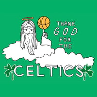 Image 3 of Thank God for The Celtics Tee