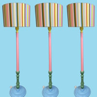 Image 4 of 'City Stripe Pastel' Lampshade