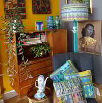 Image 4 of Curve Mustard Lampshade 