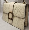 Buckle Bag of white 