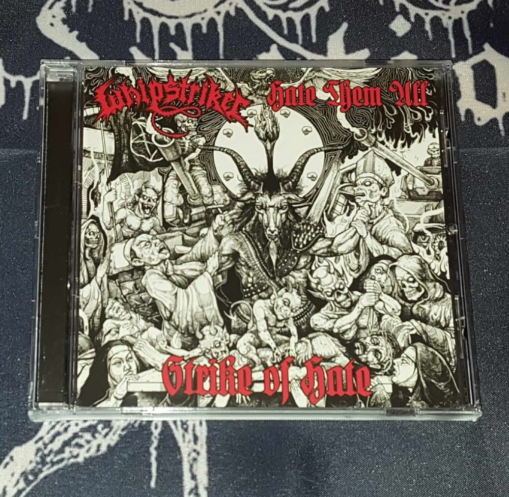 Whipstriker / Hate Them All - Strike Of Hate - Split -  CD