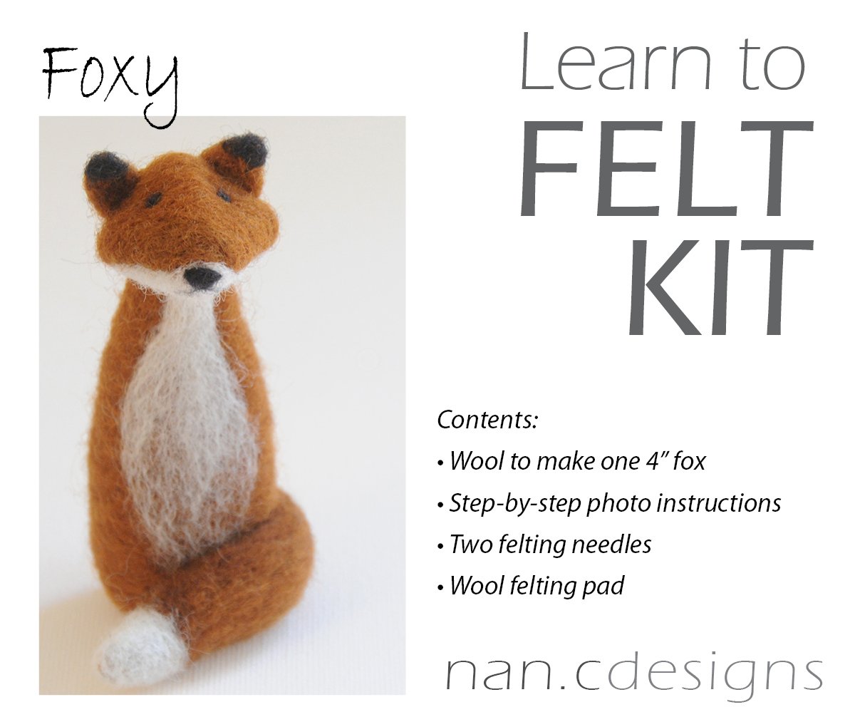 Foxy - Needle Felting Kit