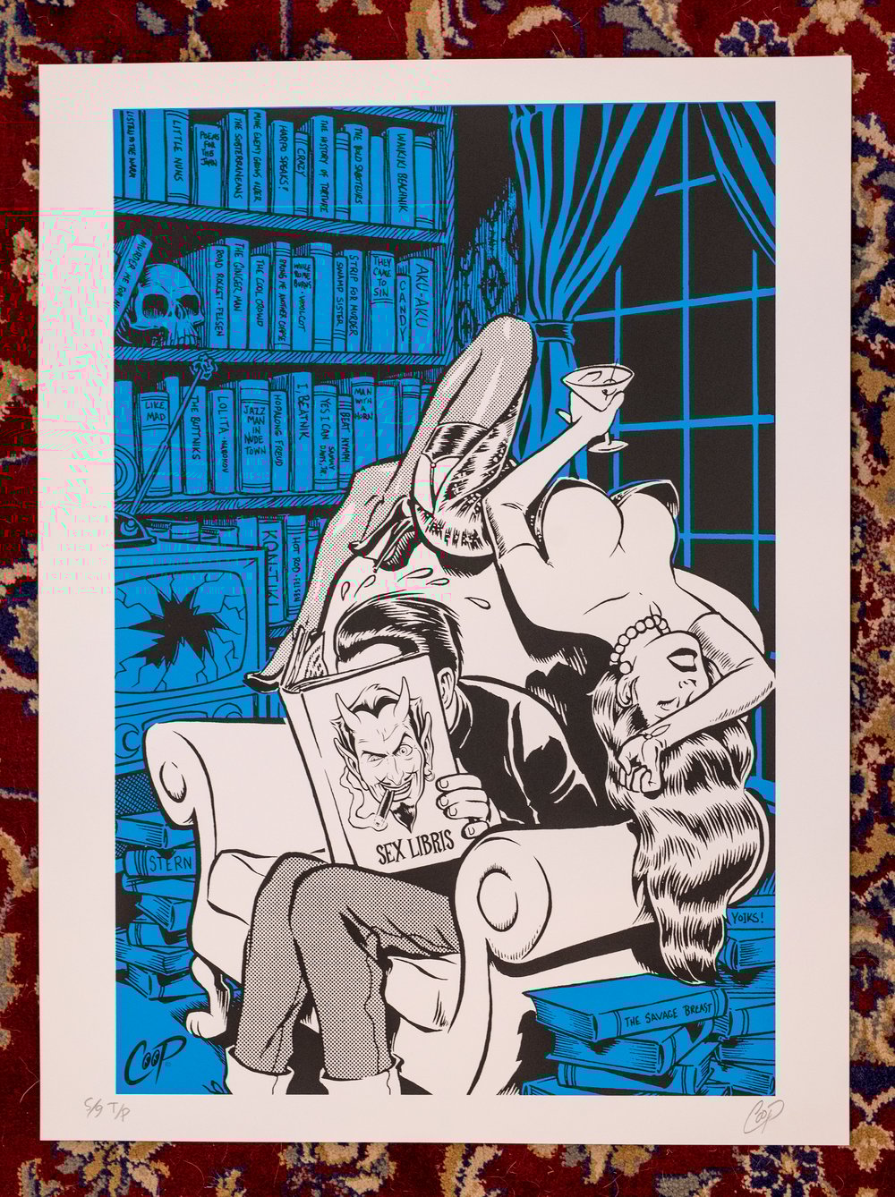 Image of TEST PRINT TUESDAY #9 Bibliophile