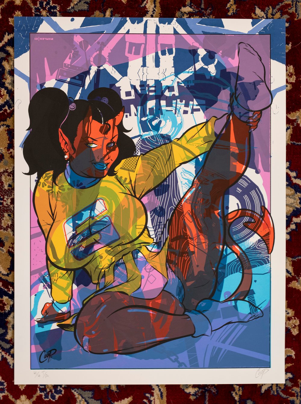 Image of TEST PRINT TUESDAY #10 Satan's Cheerleader