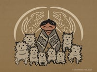 Image 1 of Si:em Slhelhni' i tu Sqwiqwmi's (High Ranking Young Woman and Her Wool Dogs)