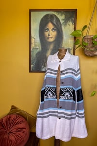 Image 2 of Vintage Aztec poncho one size (XS-2XL)