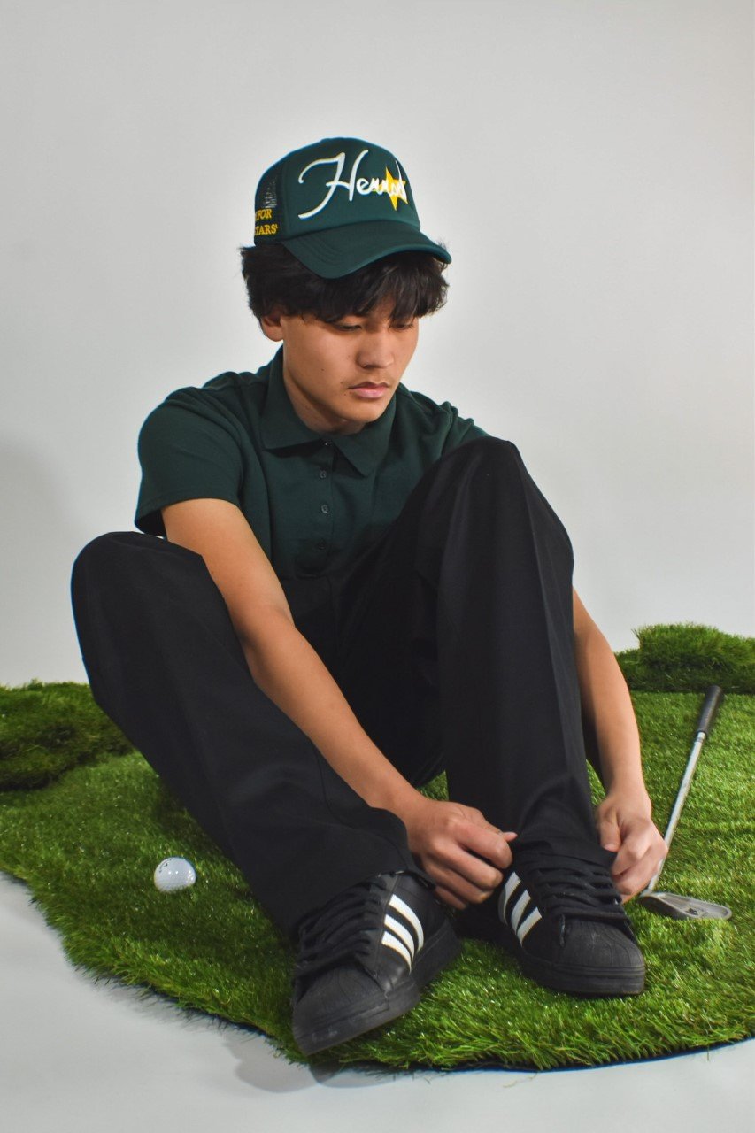 Aim For The Stars Trucker Hat Green
