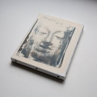 Image 3 of Monotype - "Bouddha bleu noir" - Thaïlande - 19x24 cm