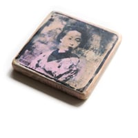 Image 3 of Monotype "Le kimono rose" - Japon - 13,5x13,5 cm