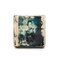 Image 1 of Monotype - "Le danseur cambodgien" - 13,5x13,5 cm