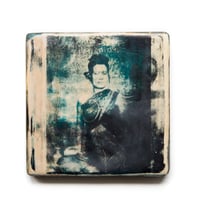 Image 2 of Monotype - "Le danseur cambodgien" - 13,5x13,5 cm