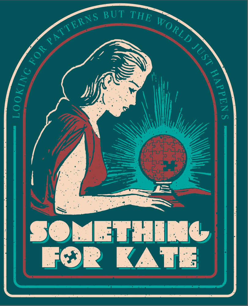 Image of  Something for Kate - Looking for Patterns tee on jade green