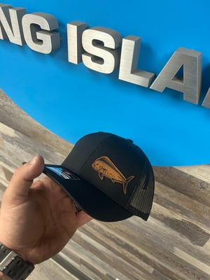 Mahi Mahi Fishing side patch hat