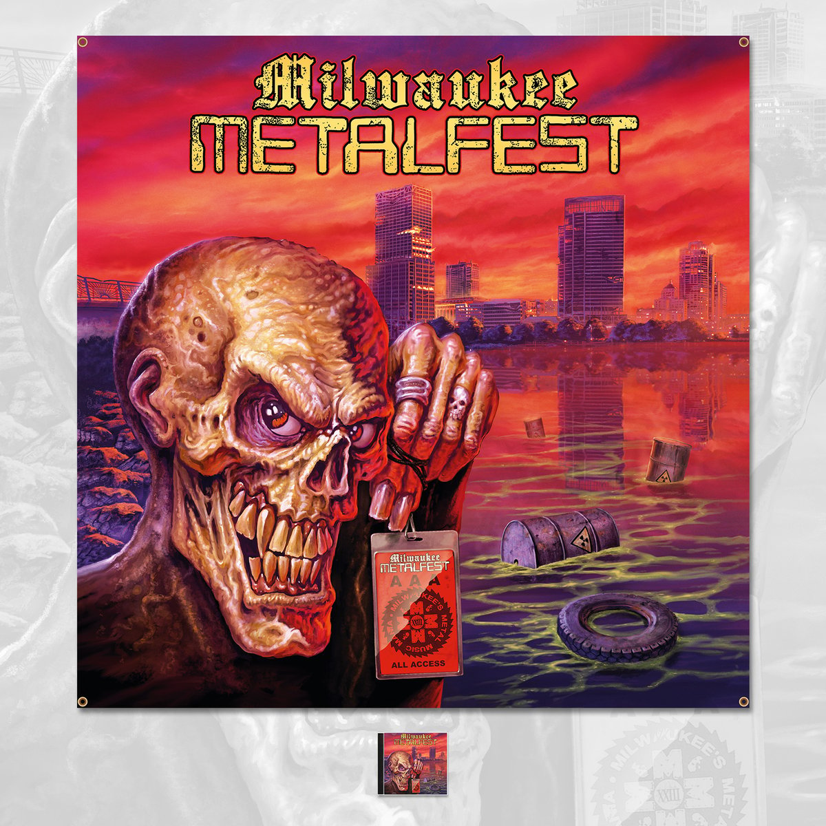 TS – DEEDS OF FLESH – Trading Pieces – Milwaukee Metalfest 2023