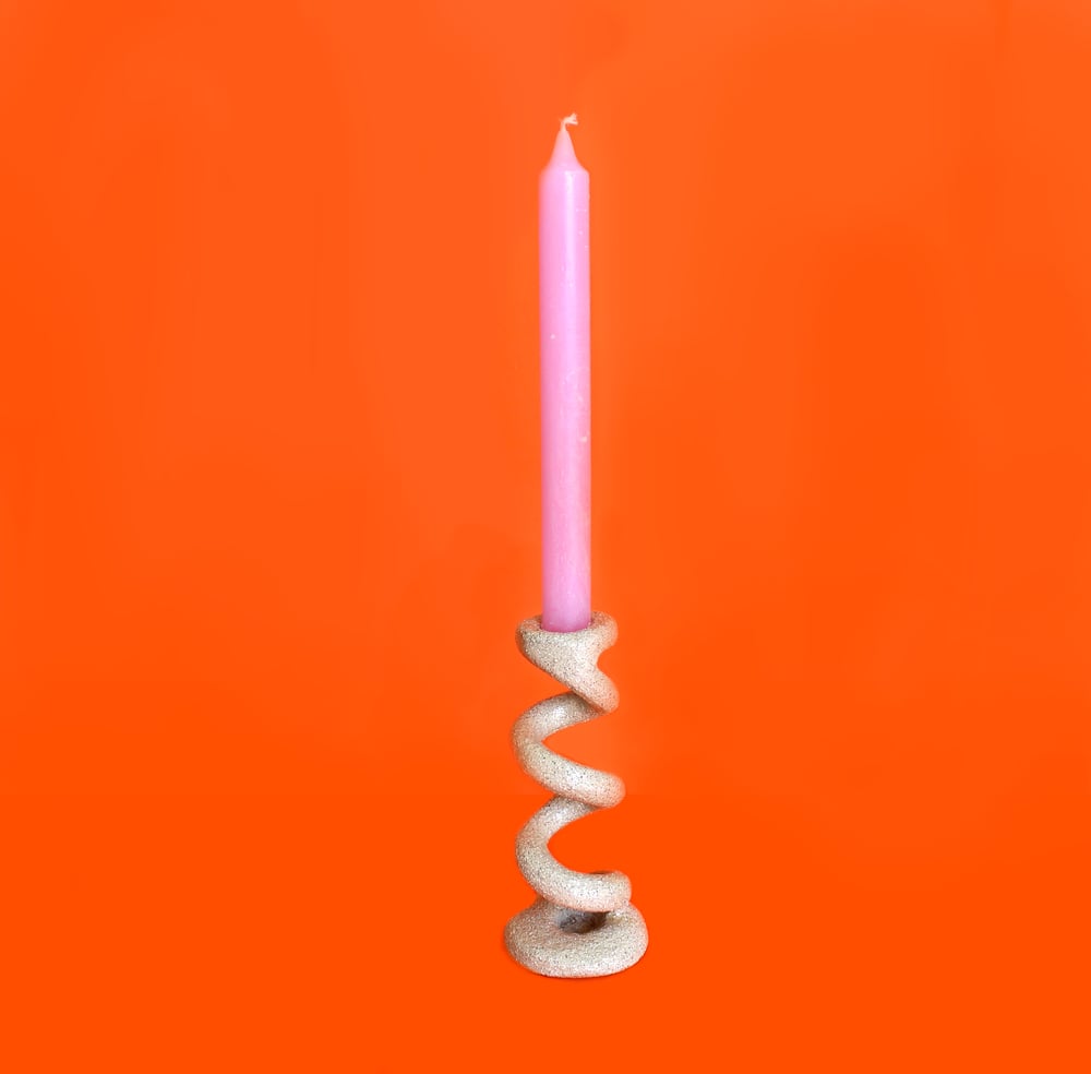 Image of Spiral candleholder