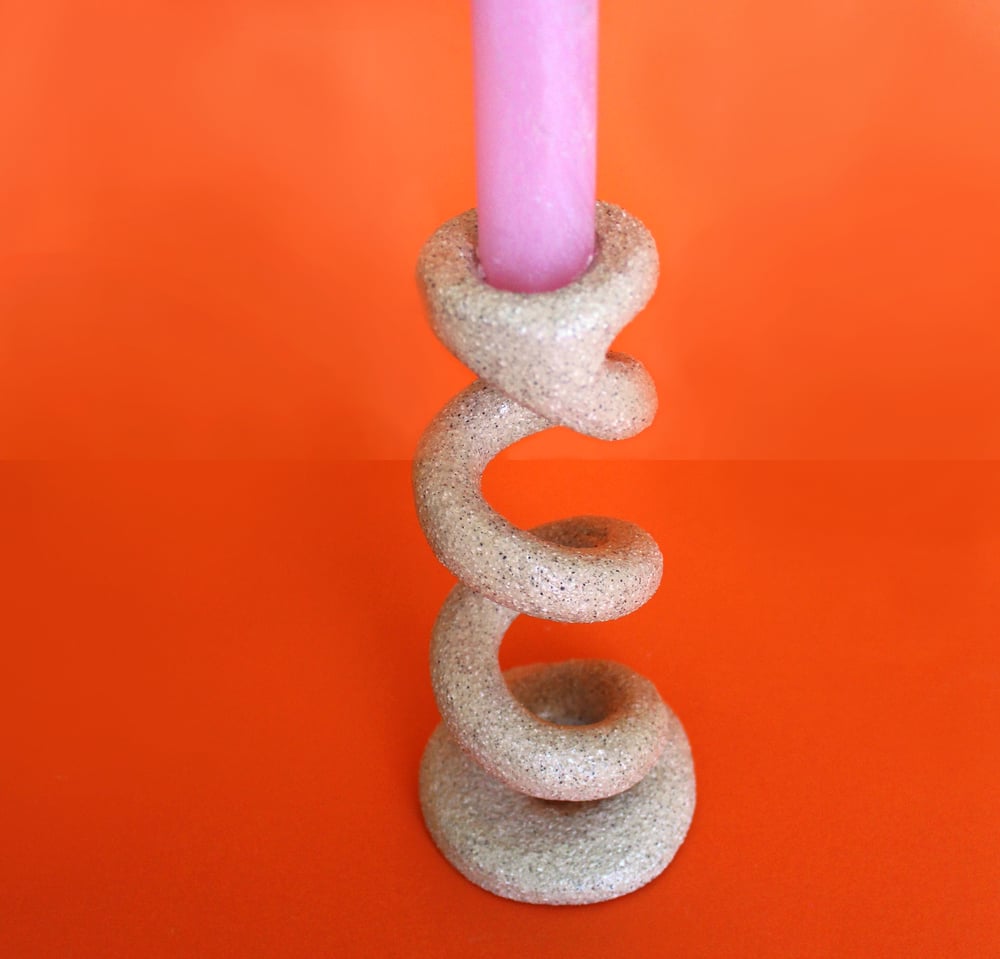 Image of Spiral candleholder